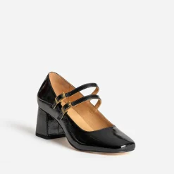 Babies à talon e cuir verni^Eram Discount