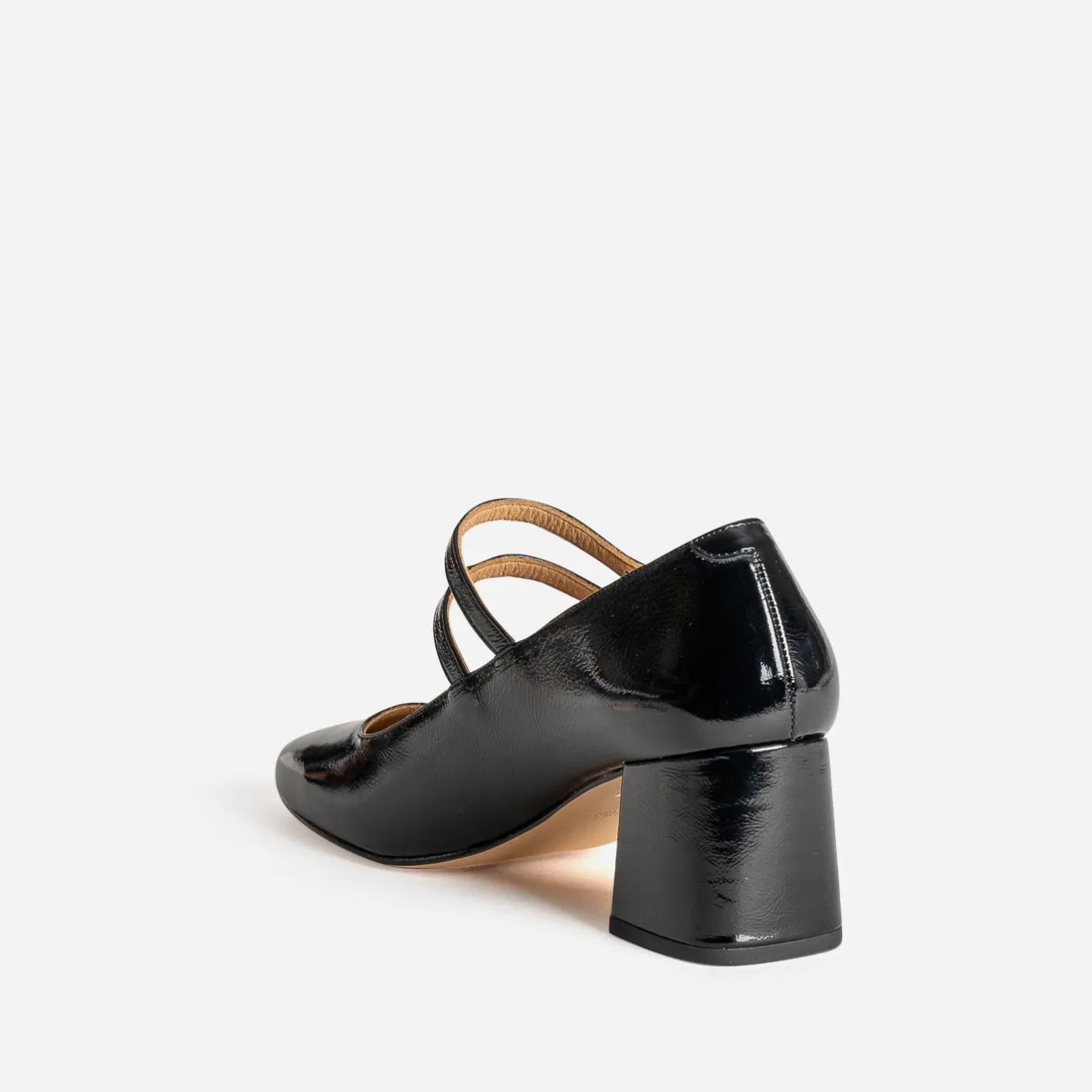 Babies à talon e cuir verni^Eram Discount