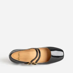 Babies à talon e cuir verni^Eram Discount
