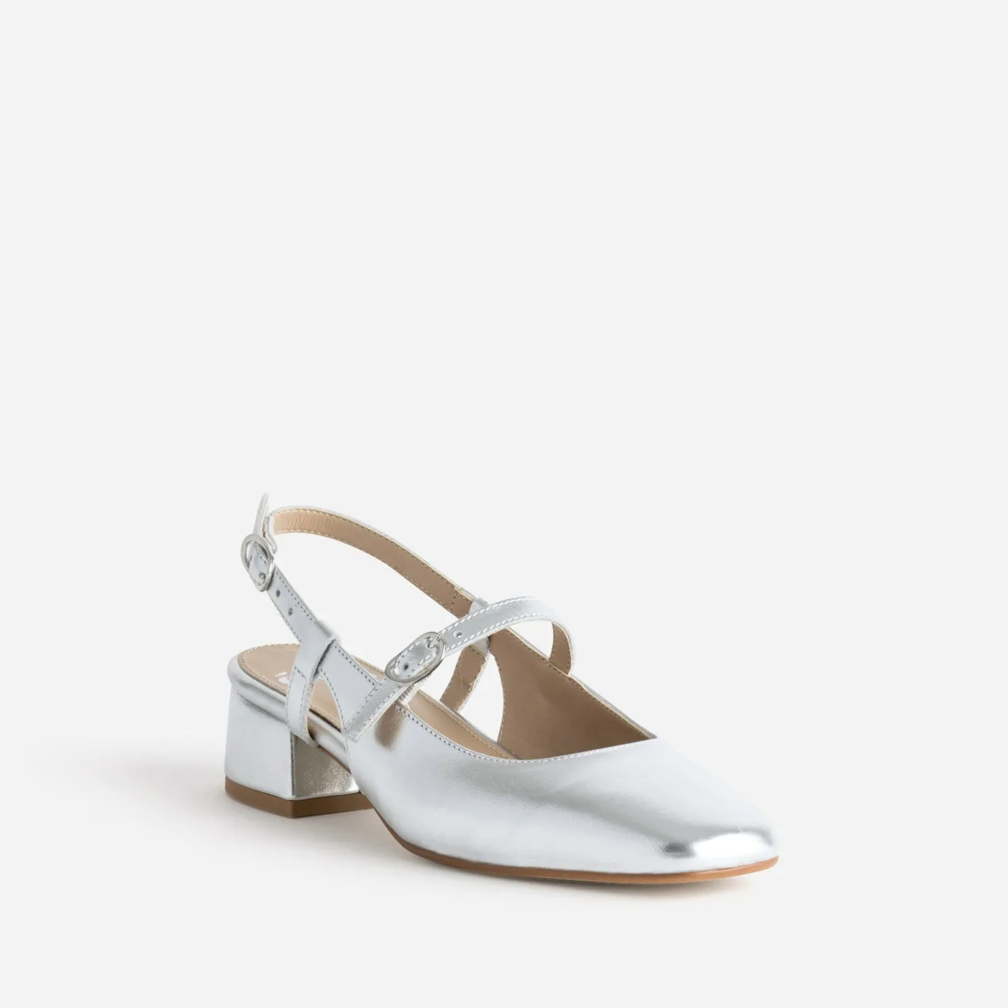 Babies slingback en cuir lisse^Eram