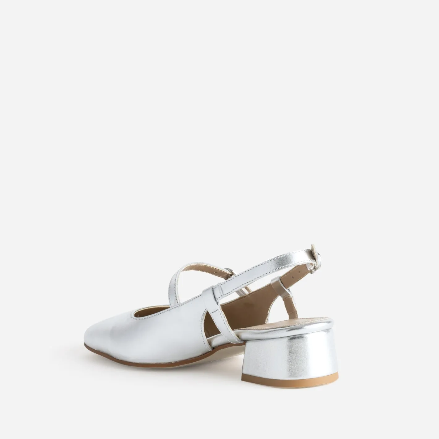 Babies slingback en cuir lisse^Eram