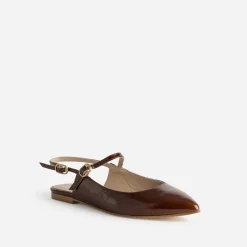 Babies slingback cuir bout pointu^Eram New