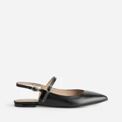 Babies slingback e cuir bout pointu^Eram
