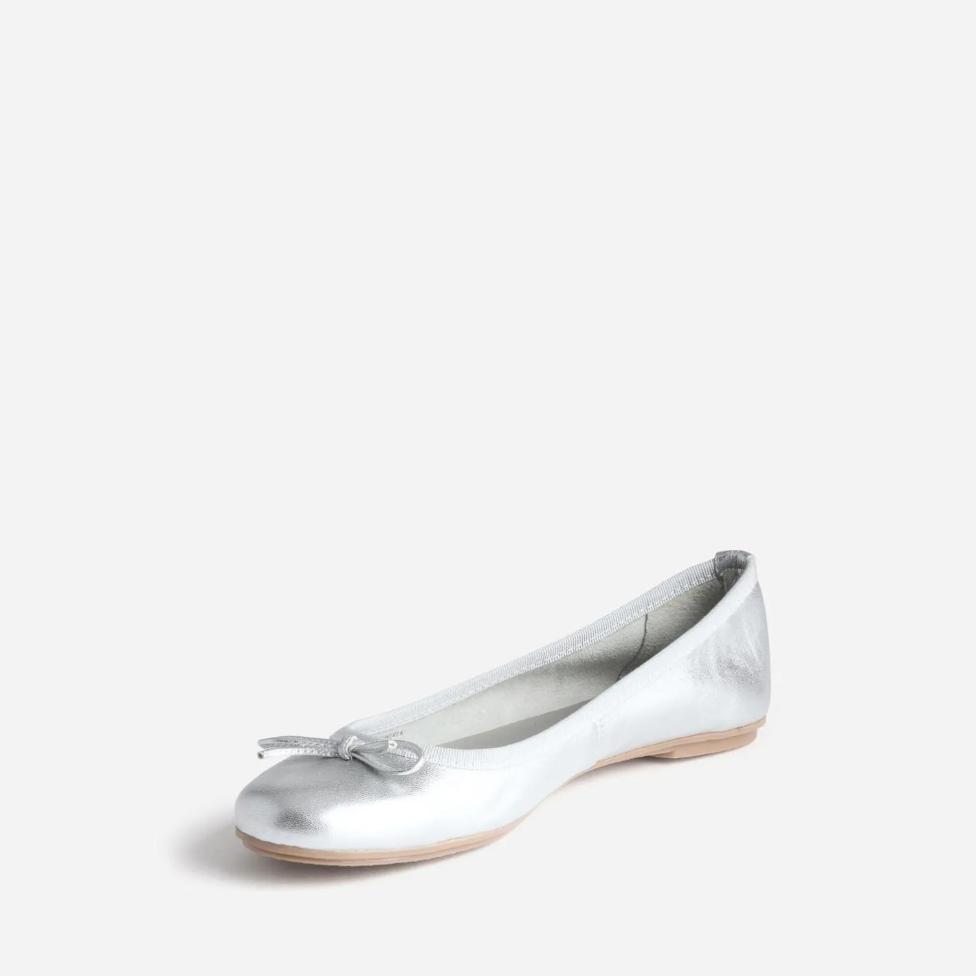 Ballerine ée en cuir à petit nœud^Eram Sale