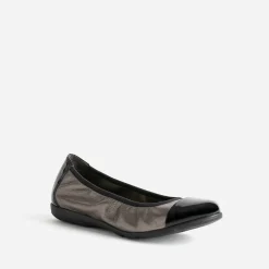 Ballerine bronze élastiquée à bout verni^Caprice Clearance