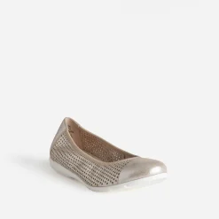Ballerine dée élastiquée cuir ajouré^Caprice Best