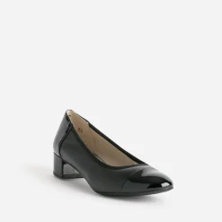 Ballerine cuir bout et talon vernis^Caprice Hot
