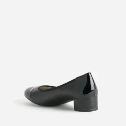 Ballerine cuir bout et talon vernis^Caprice Hot