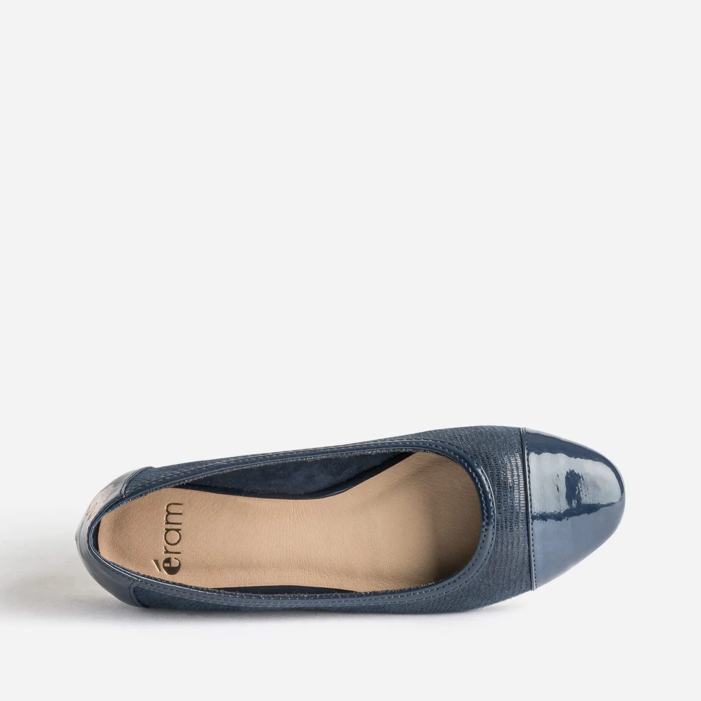 Ballerine effet python et verni^Eram Hot