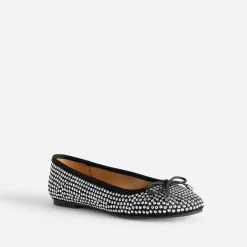 Ballerine noire décor strass^Eram Online