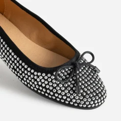 Ballerine noire décor strass^Eram Online