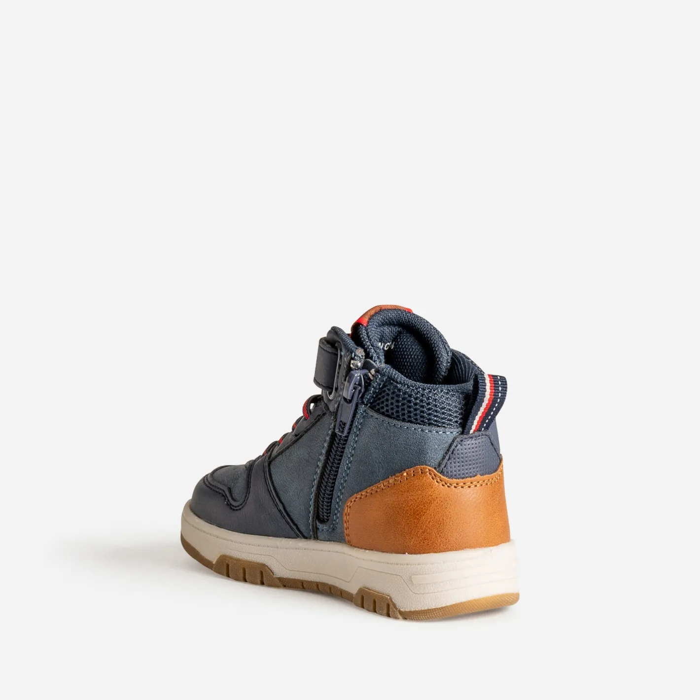 Basket lacet rayé rouge^Buggy Hot