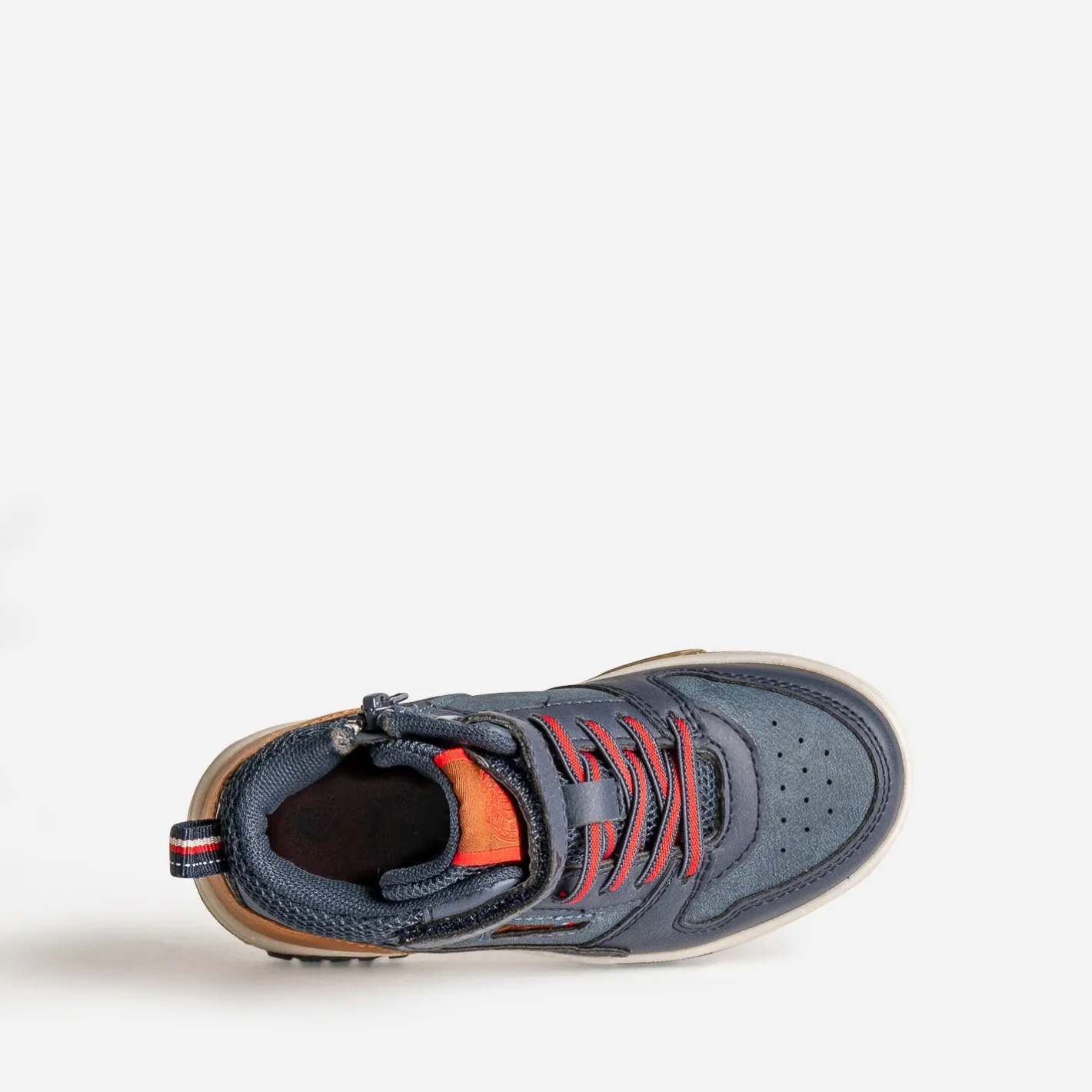 Basket lacet rayé rouge^Buggy Hot