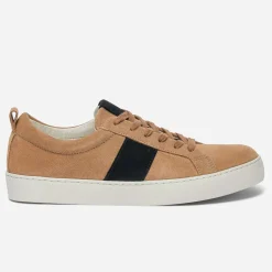 Basket et marine en cuir velours éco-conçue^Eram