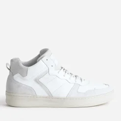 Basket montante he et grise en cuir^Eram