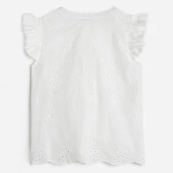 Blouse he broderies anglaises^Texto Discount