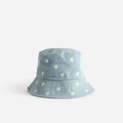 Bob baby blue broderies fleurs^Eram