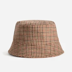 Bob réversible cognac et carreaux^Eram
