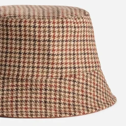 Bob réversible cognac et carreaux^Eram
