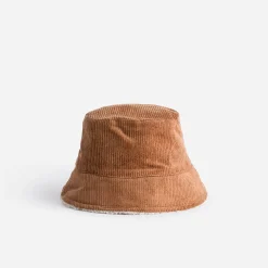 Bob réversible velours camel et Sherpa écru^Texto Outlet