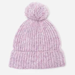 Bonnet parme tricot à pompon^Eram Online