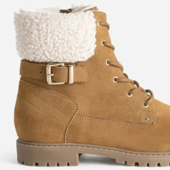 Boots à lacet fourré^Buggy New