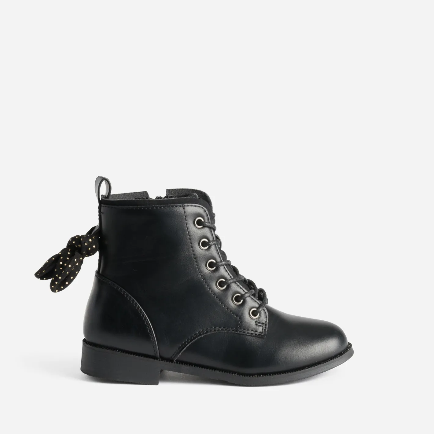 Boots à lacet avec nœud-pois^Buggy Outlet