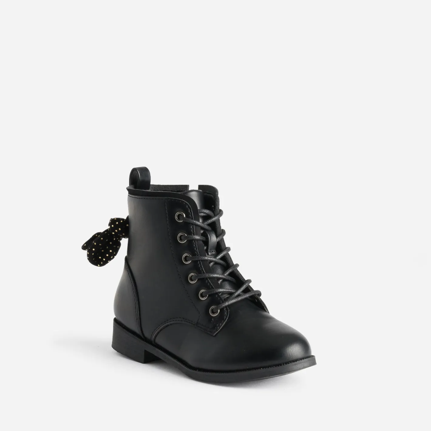 Boots à lacet avec nœud-pois^Buggy Outlet