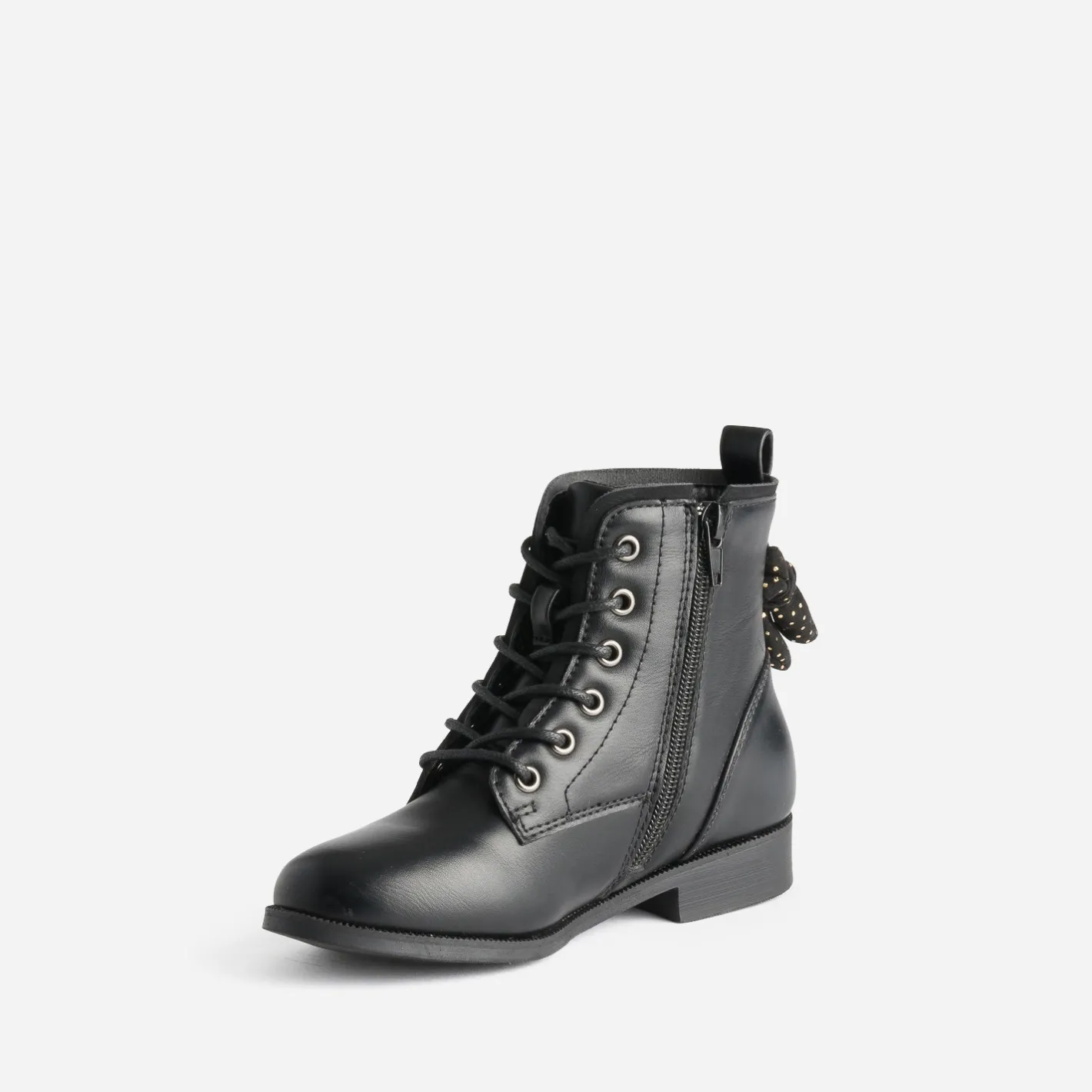 Boots à lacet avec nœud-pois^Buggy Outlet