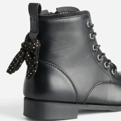 Boots à lacet avec nœud-pois^Buggy Outlet