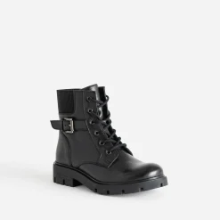Boots à lacet en cuir^Buggy New