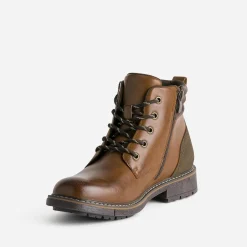 Boots à lacet cognac^Eram Clearance