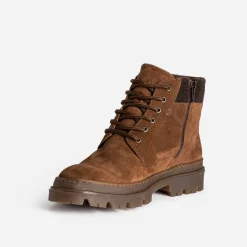 Boots à lacet cuir velours^Eram Hot