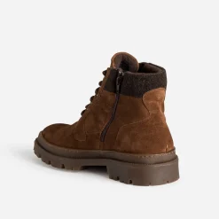 Boots à lacet cuir velours^Eram Hot