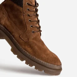 Boots à lacet cuir velours^Eram Hot