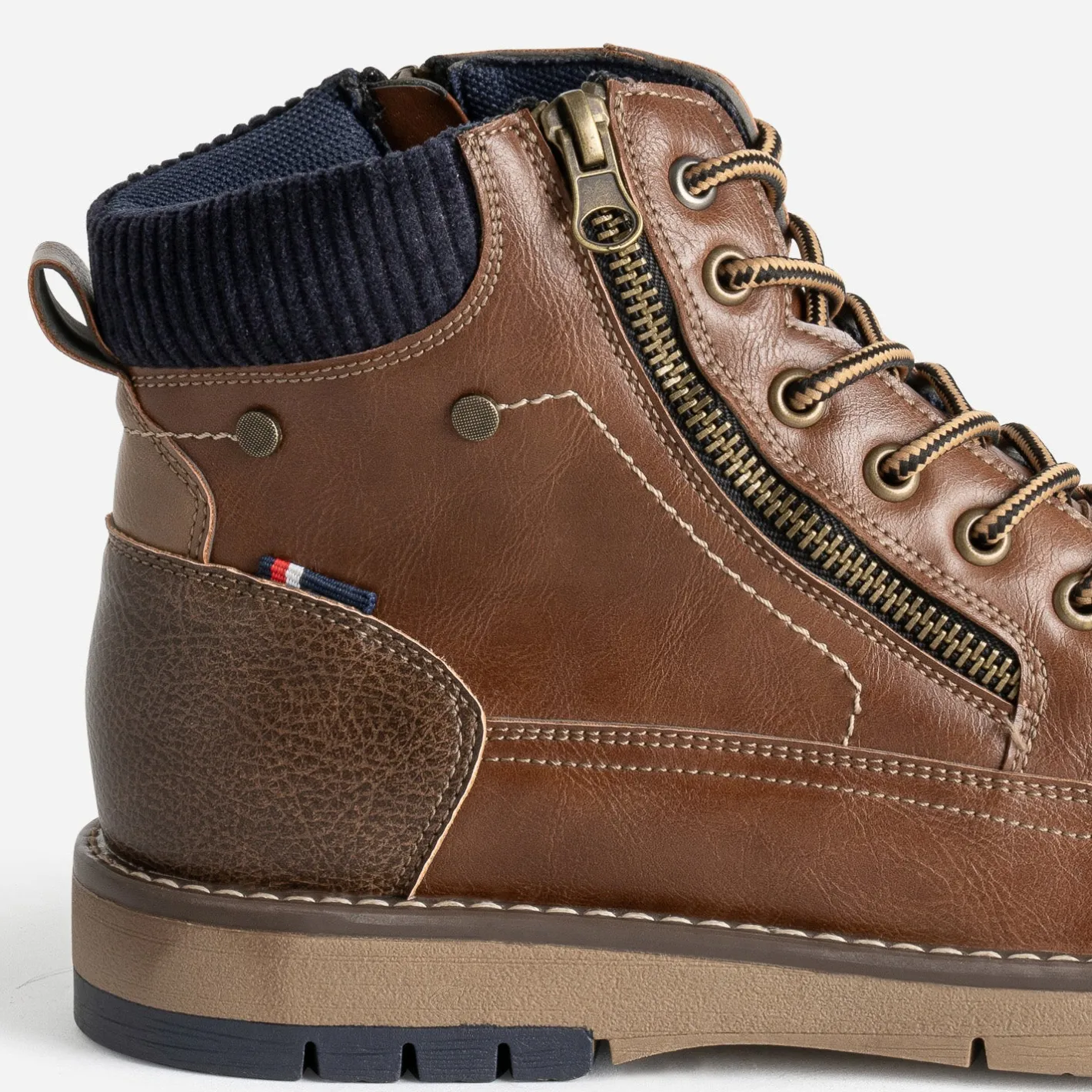 Boots à lacet double zip^Eram Online