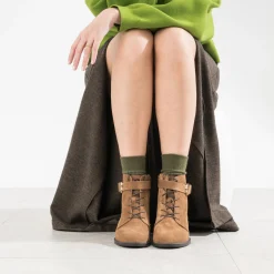 Boots à lacet cuir velours^Eram Flex Best