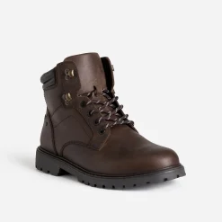 Boots à lacet cuir semelle crantée^Eram Online