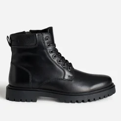 Boots à lacet cranté en cuir^Eram New