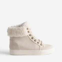 Boots beige clair fourrée^Eram Hot