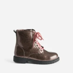 Boots pailleté à lacet-ruban^Buggy New