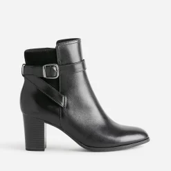Boots en cuir et cuir velours^Caprice Sale