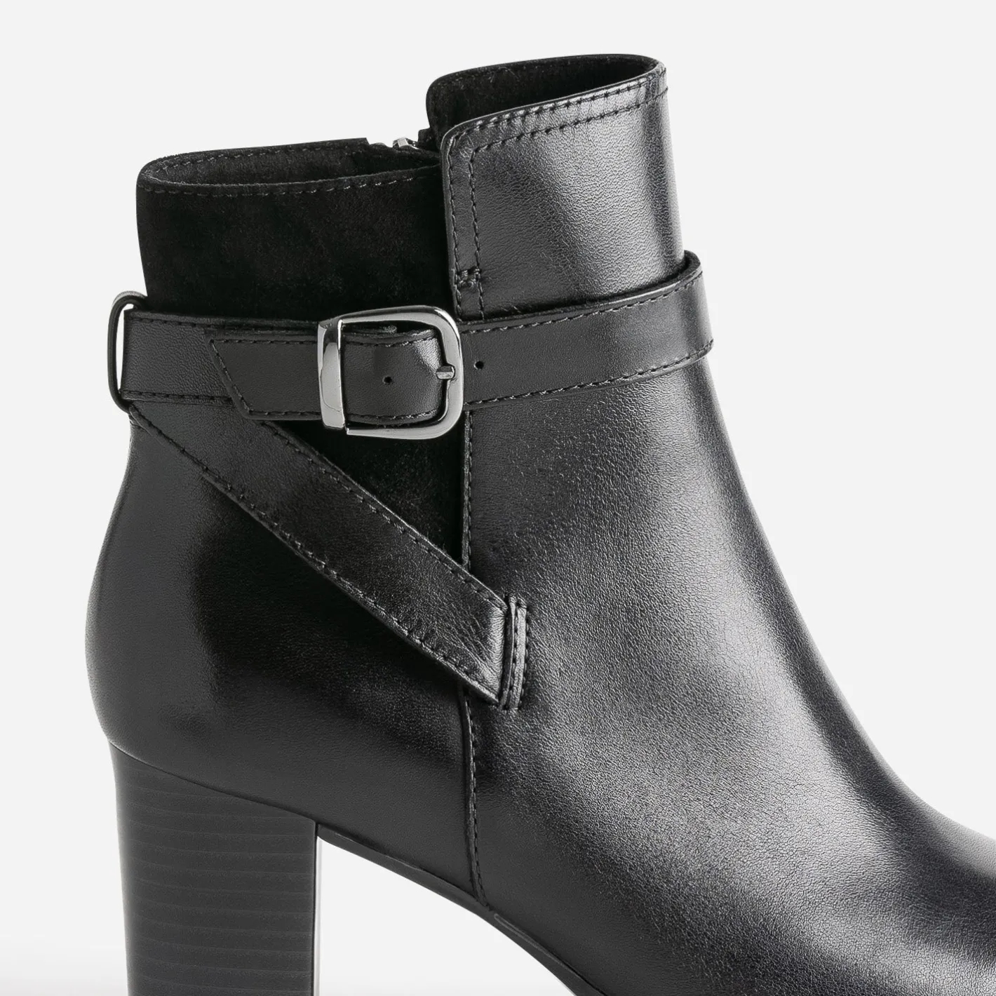 Boots en cuir et cuir velours^Caprice Sale