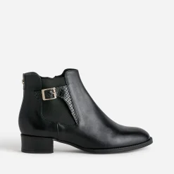 Boots en cuir détail embossé^Eram Flex Discount