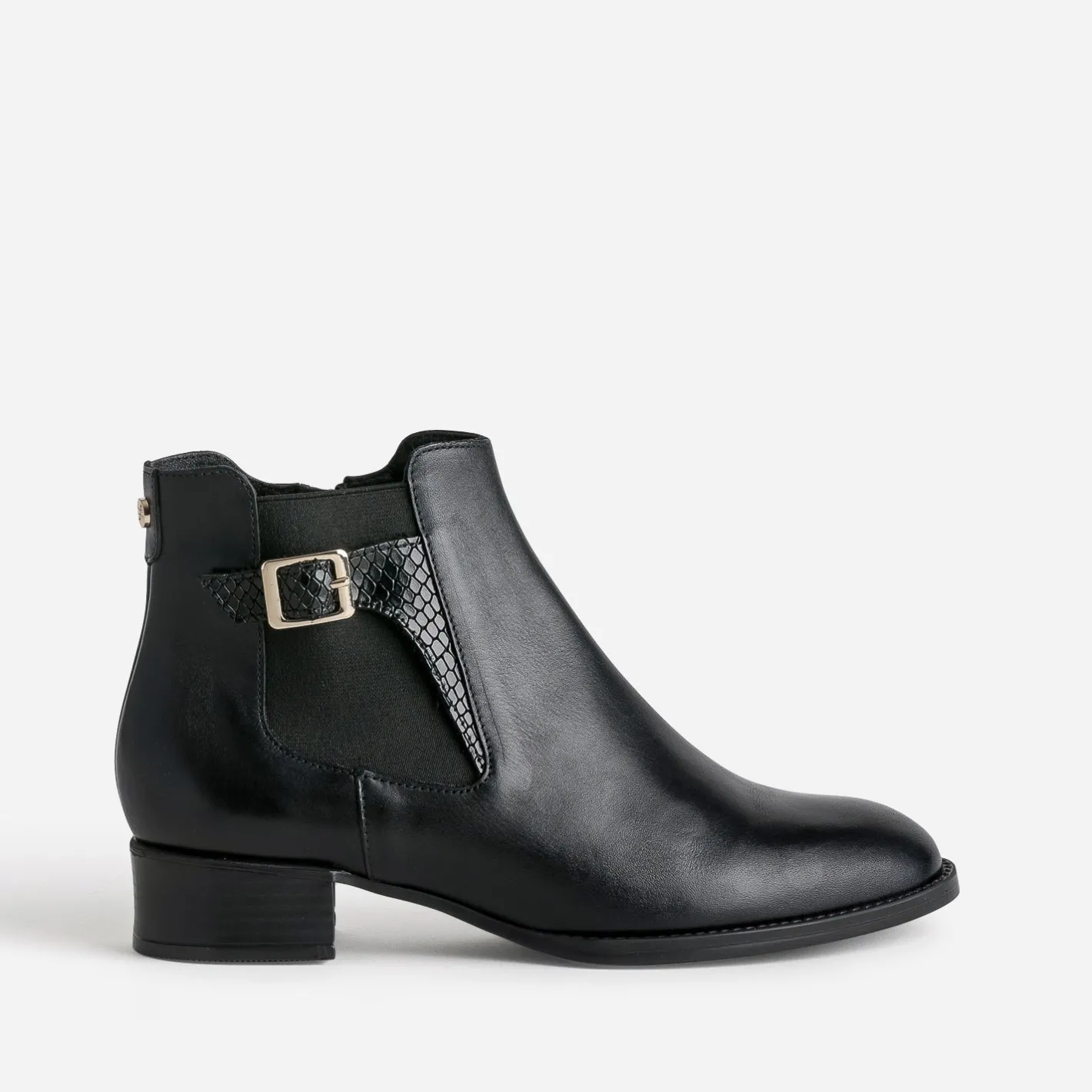 Boots en cuir détail embossé^Eram Flex Discount