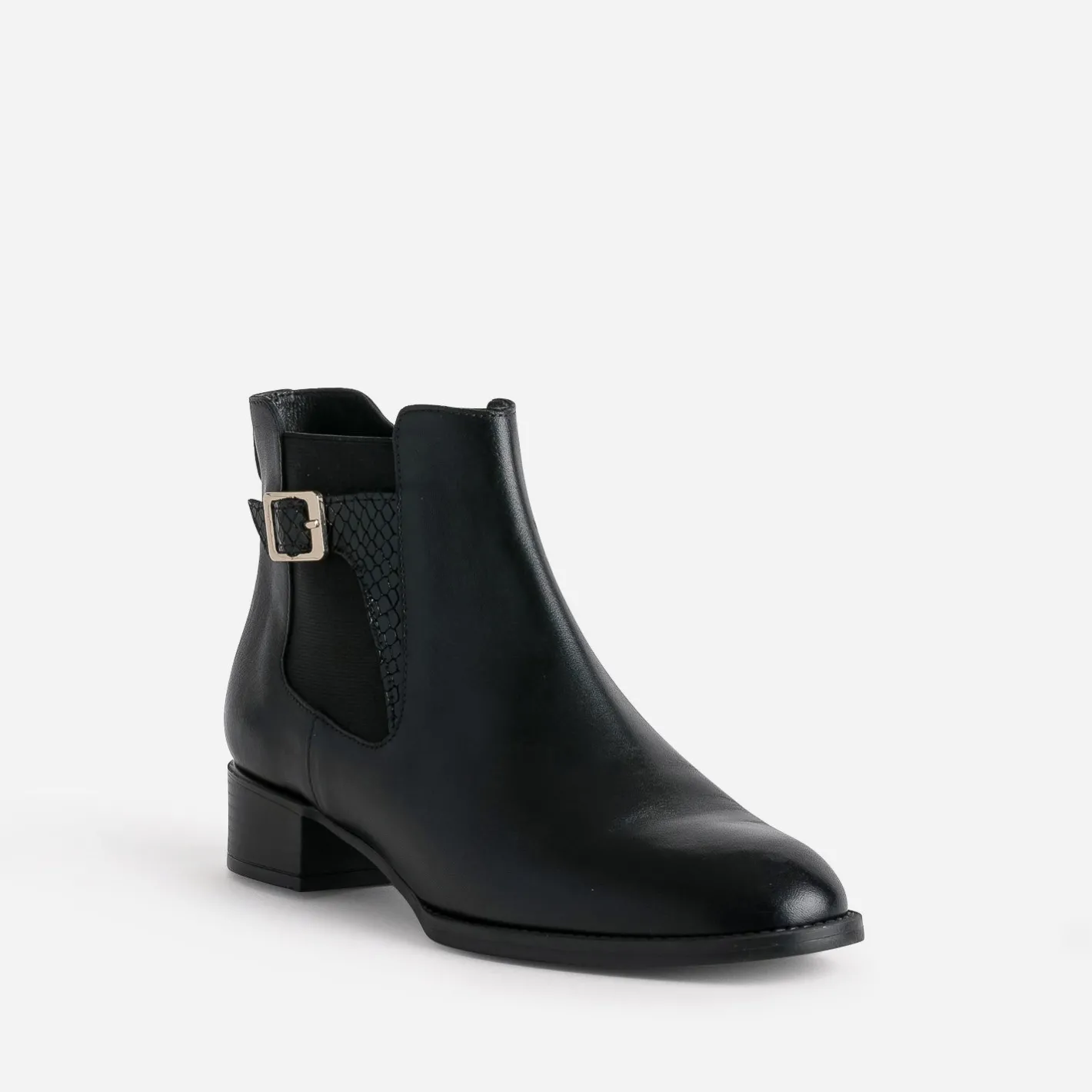 Boots en cuir détail embossé^Eram Flex Discount