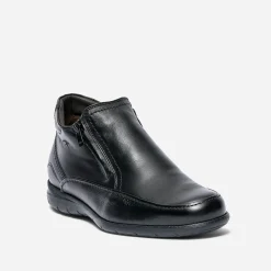 Boots en cuir fourré avec zips^Fluchos Outlet
