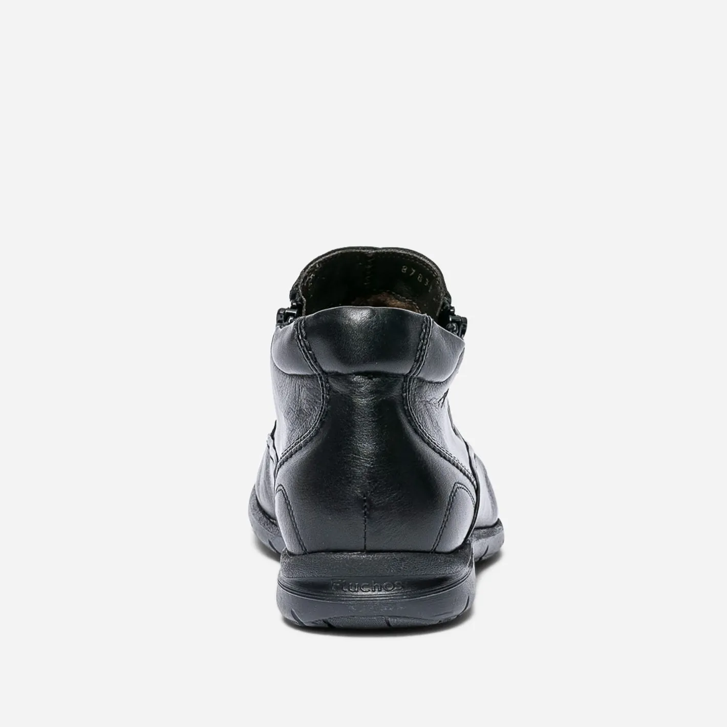 Boots en cuir fourré avec zips^Fluchos Outlet