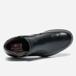 Boots en cuir fourré avec zips^Fluchos Outlet