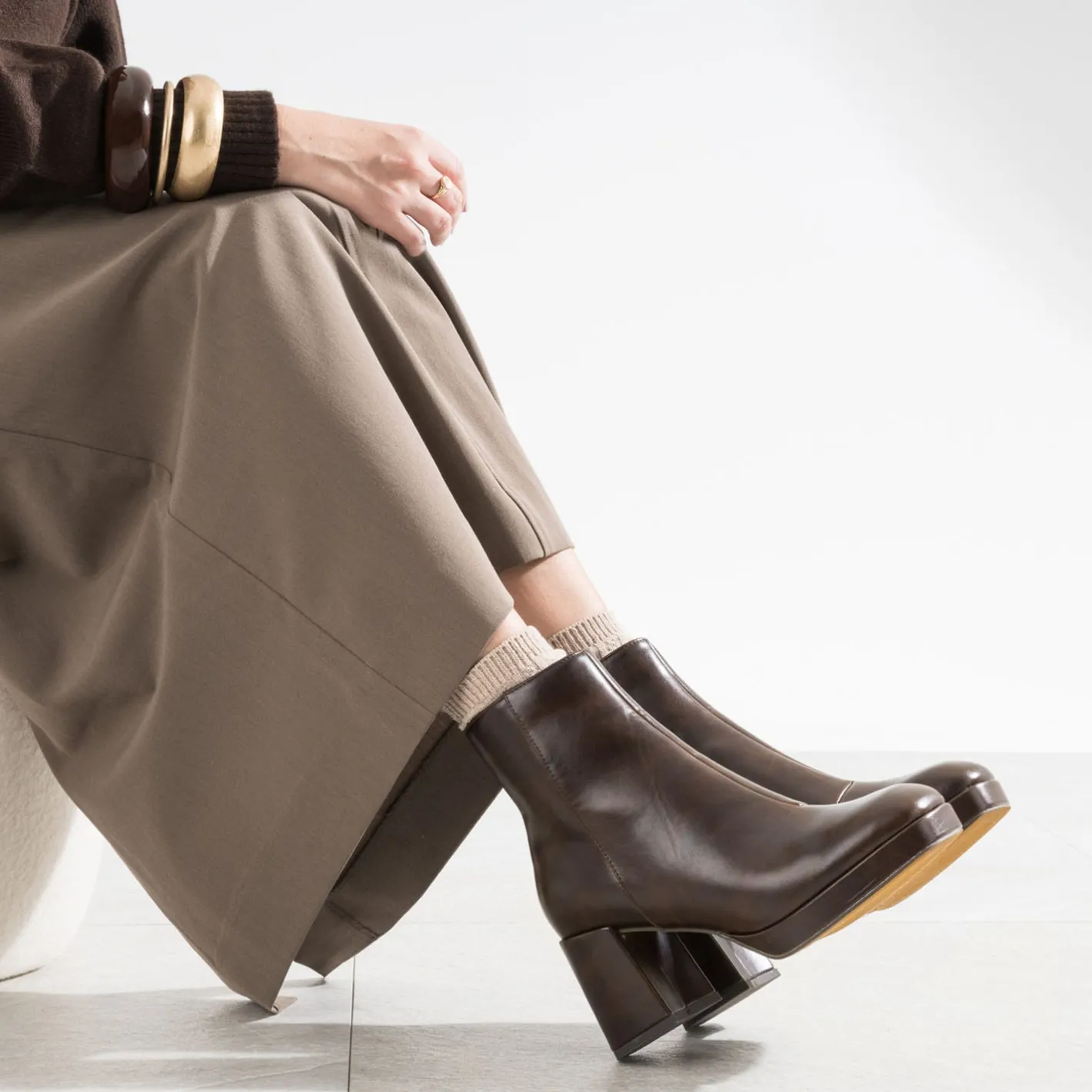 Boots à plateforme^Eram Discount